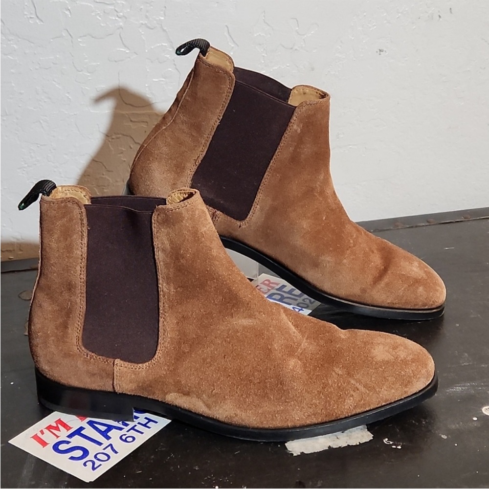 PAUL SMITH PS Gerald Men's 8 Leather Suede Chelsea Boot